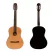 Guitarra Criolla Clasica Gracia Calma Acabado Natural Opaco Tamano Estandar 4/4 Caja Guatambu Mastil Cedro Cuerdas Nylon