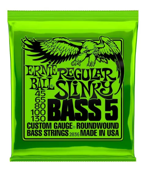 Encordado Ernie Ball Bajo Electrico 5 Cuerdas Eb2836 045 130