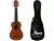 Ukelele Soprano Ibanez Uks-10 En Color Madera Natural Con Funda Original De 17 Trastes Tapa De Sapele Con Cuerdas Aquila