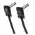Cable Interpedal Western Flatface 30 Cm Plug A Plug Negro
