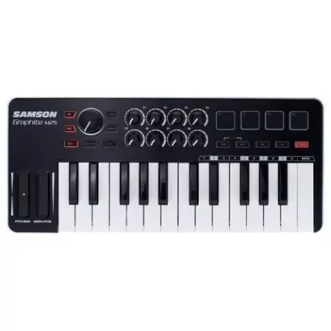 Controlador Midi Usb Samson Grafito Kgrm25