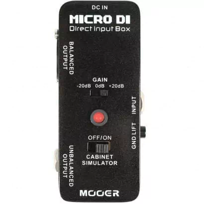 Micro Caja Directa Mooer Micro-di Con Salida Bal Y No Bal