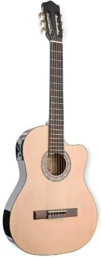 Guitarra Electrocriolla Stagg de 1/2 Caja con Microfono Activo
