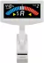 Afinador De Pinza Korg Aw-4g Para Guitarra Bajo Wh Pitchcrow Blanco
