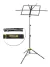 Atril Hercules Bs050 Para Partituras Plegable 3 Tramos Funda