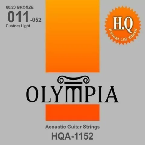 Encordado Para Guitarra Acustica Olympia Bronce 011 Hqa1152