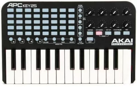 Controlador Midi Akai Professional Apc K25 P/ Ableton Live