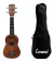 Ukelele Soprano Leonard Uk15 Sparkle Brillante Con Funda Original Cuerpo Tradicional De Sengon Cuerdas Nylon Mango Caoba