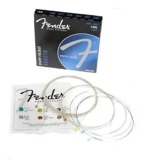 Encordado Electrica Fender 150l Pure Nickel 009-042 Ball End