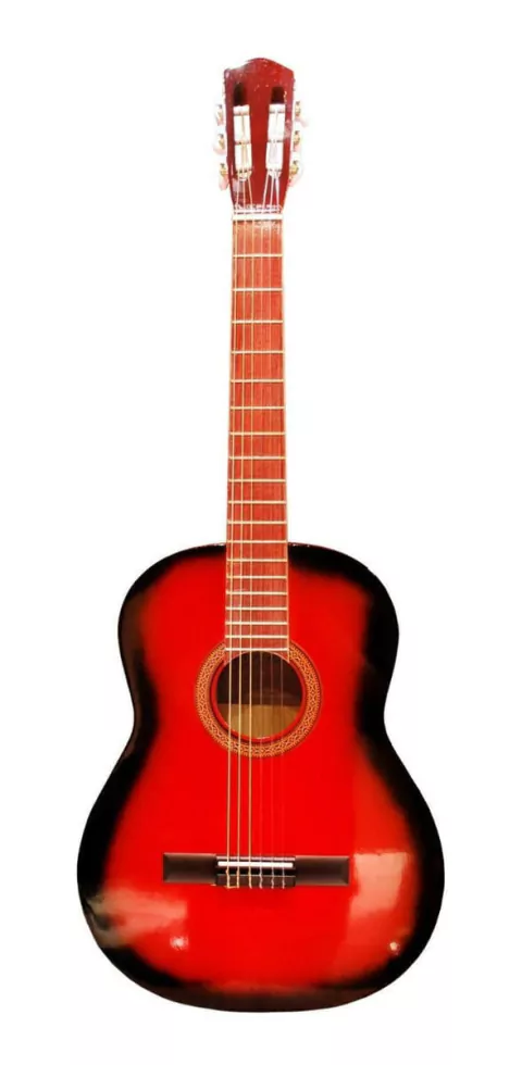 Guitarra Criolla Clasica Radalj De Estudio Tamano 3/4 Mediana Con Funda Incluida Cuerpo Pino Laminado Ideal Para Chicos