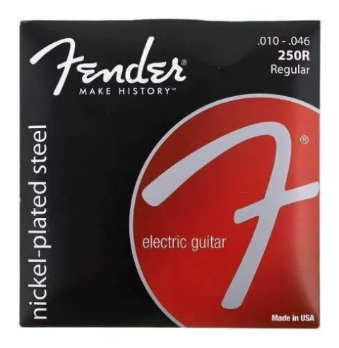 Encordado Fender 250r 073-0250-406 para guitarra Electrica Nickel Plated 010-046