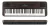 Teclado Sensitivo Portatil Yamaha Psre360 De 61 Teclas Sensibles 5 Octavas 400 Voces 32 De Polifonia Con Fuente Dark Wood