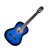 Guitarra Clásica Criolla Aston Reed con Funda de Transporte - Azul en internet