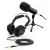 Pack Podcast Zoom Pro ZDM-1PMP Mic dinamico con auriculares y soporte