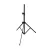 Atril Thunder DF009 tipo plegable metalico negro