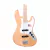 Bajo Electrico SX SJB75/NA Ash Series Jazz Bass c/Funda Color Natural Ash