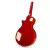 Guitarra Electrica SX EF3D Les Paul EF3 Serie mango encolado Transparent Red