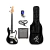 Combo de Bajo Electrico Aston Reed EBS100-20 y Amplificador de 15 Watts Con Funda y Cable - Negro - comprar online