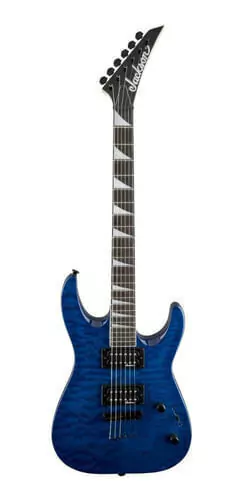 Guitarra Electrica Jackson Js32tq Js Series Dinky Trans Blue