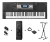 Combo Teclado Medeli M331 61 T Fuente Soporte Funda Pedal