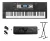 Combo Teclado Medeli M331 61 T + Fuente + Soporte + Funda