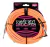 Cable Instrumento Ernie Ball 5,49 M Mallado Plug Angular Naranja