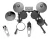 Bateria Electronica HITMAN HD4 Negra 200 Voces