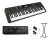 Combo Teclado Medeli Mk100 61 T + Fuente + Funda + Soporte