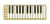 Teclado Controlador Midi Cme Xkey 25 Notas Sensitivas Gold