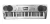 Teclado Ringway Ck70 5 Octavas 61 Teclas Sensibles Plateado