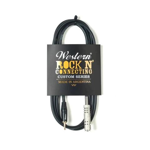 Cable Western Minijacke20 Mini Plug A Plug De 1/4 2 Mts