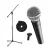 Combo Microfono Shure Sm58lc C/soporte Y Acces