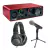 Focusrite Scarlett Solo + Mic Samson Q2U + Auriculares ATH-M20X