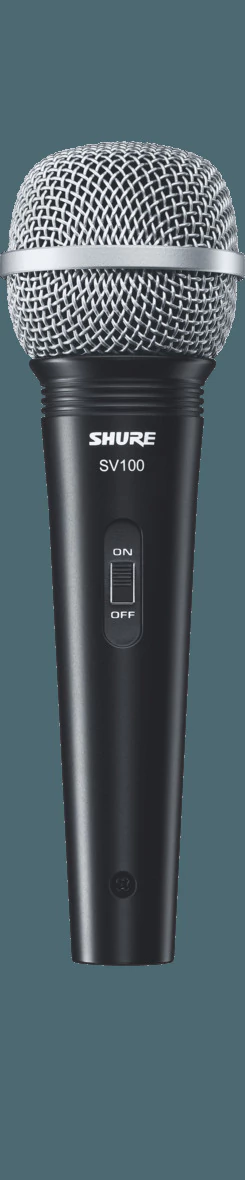 Microfono Dinamico Shure Sv100-wa. con switch Accesorios