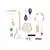 Set de percusion Knight JB550 10 instrumentos p/ninos