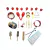 Set de percusion Knight LB17 14 Instrumentos c/Estuche