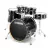 Bateria Acustica Yamaha SBP2F5RB Stage Custom Birch Raven Black