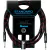 Cable De Instrumentos Ibanez Si10bw 3.05 Mts Plug-plug Black and Wine