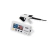 Afinador Cromatico Korg Con Microfono Clip Slimpitch SLM-1CM Blanco