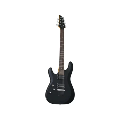 Guitarra Electrica Schecter C-6 Deluxe Negro Satinado