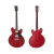 Guitarra Electrica Vintage VSA500MP Hollow Budy Cherry Red