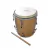 Tambora Thunder JBJD-109 de Madera con Golpeador