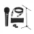 Kit de Microfono LD Systems LDMICSET1 Dinamico De Mano Para Voz Con Soporte Cable y Pipeta