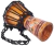 Mini Djembe Meinl Hdj5xxs 4 1/2 X 8 Pulgadas Diseno Phyton Pintado a Mano