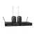 Sistema inalambrico doble Shure SLXD14DAR-G58 2 Bodypack