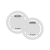 Falam Simple para Bombo Evans EQPAF1 Blanco x 2 Unidades
