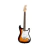 Guitarra Electrica Leonard Le362 Tipo Stratocaster Con Palanca Y Cable Microfonos Sss De 21 Trastes Con Puente Tremolo Sunburst