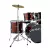 Bateria Dixon Riot RT522 5 Cuerpo Completa c/Banqueta Red Wine