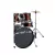 Bateria Dixon Riot RT522 5 Cuerpo Completa c/Banqueta Red Wine