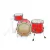 Bateria Sonor SQ1-322 Birch 3 Cuerpos Color Hot Rod Red